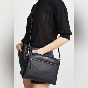 Kate Spade Black Leather Crossbody Bag